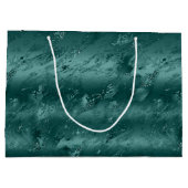Grand Sac Cadeau Marbre vert émeraude (Dos)