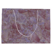 Grand Sac Cadeau Marbre violet Jade (Dos)