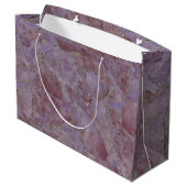 Grand Sac Cadeau Marbre violet Jade (Dos Angle)