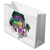 Grand Sac Cadeau Mardi Gras (Devant Angle)