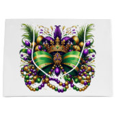 Grand Sac Cadeau Mardi Gras Bow (Devant)
