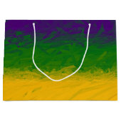Grand Sac Cadeau Mardi Gras Gradient (Devant)