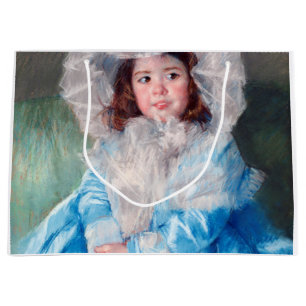 Grand Sac Cadeau Margot en bleu, Mary Cassatt