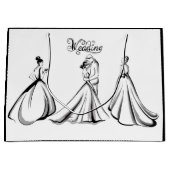 Grand Sac Cadeau Mariage (Devant)