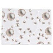 Grand Sac Cadeau Mariage à thème Perles et Prosecco (Dos)