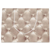 Grand Sac Cadeau Mariage Assez Champagne Glam Fête de Mariage (Devant)