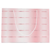 Grand Sac Cadeau Mariage avec Ruban Rose Tendré (Dos)