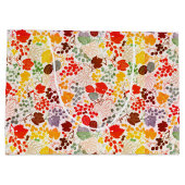 Grand Sac Cadeau Mariage Français Kissed Sweet Berry Raisins (Dos)