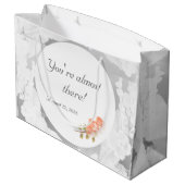 Grand Sac Cadeau Mariage personnalisable (Dos Angle)