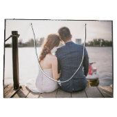 Grand Sac Cadeau Mariage photo personnalisé (Dos)