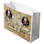 Grand Sac Cadeau Mariage pirate (Devant Angle)