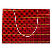 Grand Sac Cadeau Mariage rouge or - Vacances & plus (Dos)