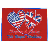 Grand Sac Cadeau Mariage royal de Meghan et de Harrys (Dos)
