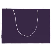 Grand Sac Cadeau Mariage Simple Élégant Moderne Violet (Dos)