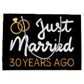 Grand Sac Cadeau Marié Il Y A 30 Ans IV (Dos)