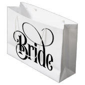 Grand Sac Cadeau Mariée (modèle 3) (Devant Angle)