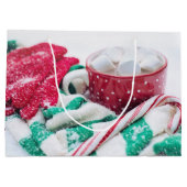 Grand Sac Cadeau Marshmallows au cacao chaud & Noël Sucre de canne (Dos)