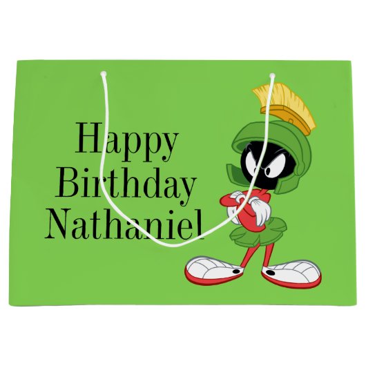 Grand Sac Cadeau MARVIN les bras de MARTIAN™ | croisés (Devant)