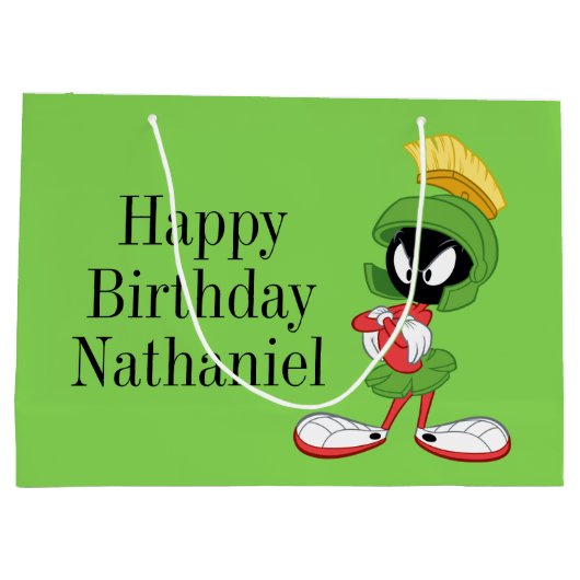 Grand Sac Cadeau MARVIN les bras de MARTIAN™ | croisés (Dos)