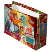 Grand Sac Cadeau Masha et 3 ours (Devant Angle)