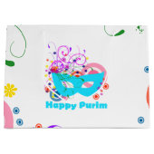 Grand Sac Cadeau Masque Purim (Devant)