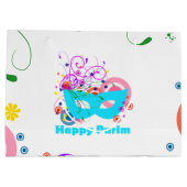 Grand Sac Cadeau Masque Purim (Dos)