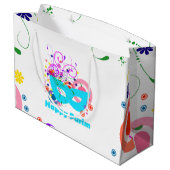 Grand Sac Cadeau Masque Purim (Dos Angle)