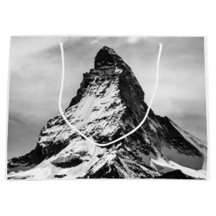 Grand Sac Cadeau Matterhorn, Alpes noirs et blancs