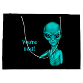 Grand Sac Cadeau Mauvais Alien, Tu es le prochain ! (Dos)