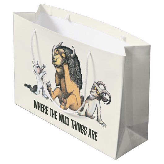 Grand Sac Cadeau Max et les choses folles Jouer (Dos Angle)