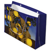 Grand Sac Cadeau Maxfield Parrish Les Porteuses de Lanternes 1908 V (Devant Angle)