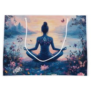 Grand Sac Cadeau Méditation sereine au lever du soleil (2)