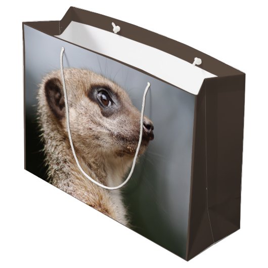 Grand Sac Cadeau Meerkat (Dos Angle)