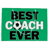 Grand Sac Cadeau Meilleur entraîneur Soccer toujours Coach's Sports (Dos)
