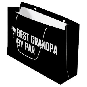 Grand Sac Cadeau Meilleur Grand-Père par Cadeau de Golf Parfait Hum