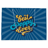 Grand Sac Cadeau Meilleure Fête des pères de Poppy Ever (Dos)