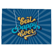 Grand Sac Cadeau Meilleure Fête des pères Pappy Ever (Dos)