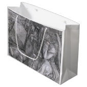 Grand Sac Cadeau Melancholia, Albrecht Durer (Devant Angle)