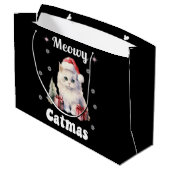 Grand Sac Cadeau Meowy Catmas (Dos Angle)