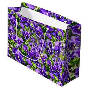 Grand Sac Cadeau Mer de sérénité : Le beau terrain de purple violet