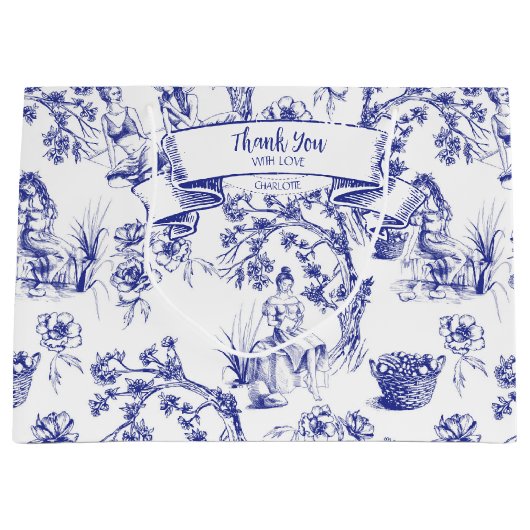 Grand Sac Cadeau Merci (Devant)