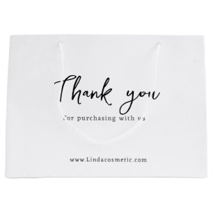 Grand Sac Cadeau merci d'avoir acheté chez nous,achat