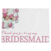 Grand Sac Cadeau Merci d'être ma servante (Devant)