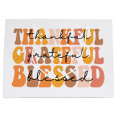 Grand Sac Cadeau Merci gracieux béni (Devant)