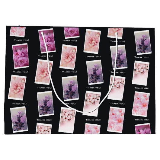 Grand Sac Cadeau Merci photographe professionnel ! (Dos)