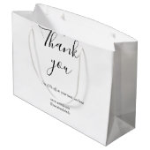 Grand Sac Cadeau Merci pour le code de réduction de commande site s (Dos Angle)