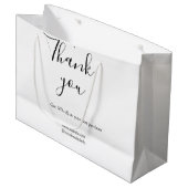 Grand Sac Cadeau Merci pour le code de réduction de commande site s (Devant Angle)