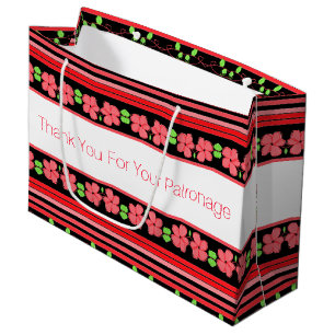 Grand Sac Cadeau Merci Pour Votre Patronage