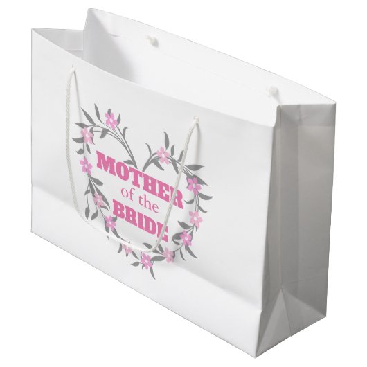 Grand Sac Cadeau Mère de la mariée (Devant Angle)