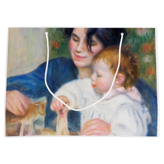 Grand Sac Cadeau Mère et enfant, Renoir (Devant)